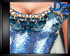 Bridesmaid Metallic Blue