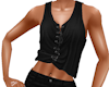 TF* Black laced up Vest