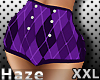 {MH} Argyle Purple XXL