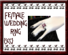 {SCC}Female Wedding Ring