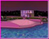 $A$ pink resort lounge