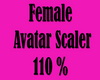 Fem Avatar Scaler 110%
