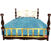 Powder Blue/Brown Bed