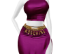 Moschino Purple Dress