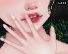w. Cute Pink Nails
