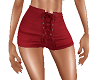 shorts rosso