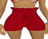 Red paper sack shorts RL