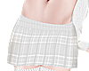 B! White School Skirt