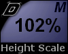 D► Scal Height*M*102%