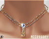 |< BLUE Necklace