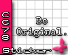 [CG78] Be Original!