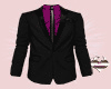 Suit w/ rasberry shirt