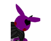 Purple Bunny W/ Red eyes