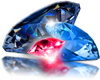 blue pink diamonds