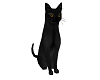 Animated black cat