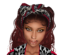 GREY LEOPARD HEADBAND