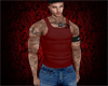 -D.E- TShirt Red+Tatoo