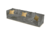 Grey and Gold couch