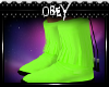 | Lime Mixer Boots.