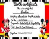 London's Birth Cert
