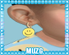 M| Emoticon Earring