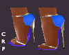 CRF* Amelia Blue Pumps