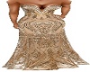 BIEGE STRAPLESS GOWN