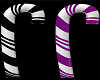 -C- blk n purp candycane