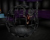 Black Round Dance Cage