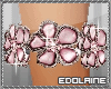 E~ Pink Flower Bracelet