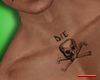 Die skull tattoo