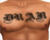 D!Duan Chest Tattoo