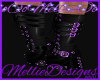 [M]Goth Boots~Purple