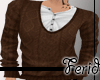 F|Light Brown Sweater