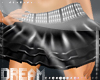 DM~PVC sexy skirt black