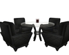 leather table & chairs
