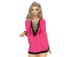 SR~ Pink Sweater Dress