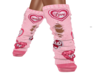 Ripped pink love shoesUA