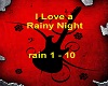 I Love a Rainy Night