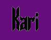 Kari name Sticker 2 