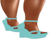 aqua wedges