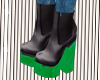 N! Tire Boots Green