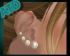 ATD*Creme Pearl earrings