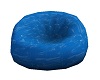 Blue beanbag