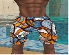 African beach shorts