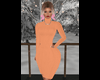 Peach Sweater Dress