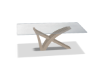 Cream Glass Table