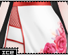 Ice * Red Kitsune Skirt