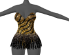 Black Gold Chain Dress