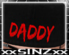 X DADDY SNAPBACK HAT RED